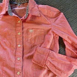 Cinch Pink Button Down Shirt XS Rodeo Cowgirl Western